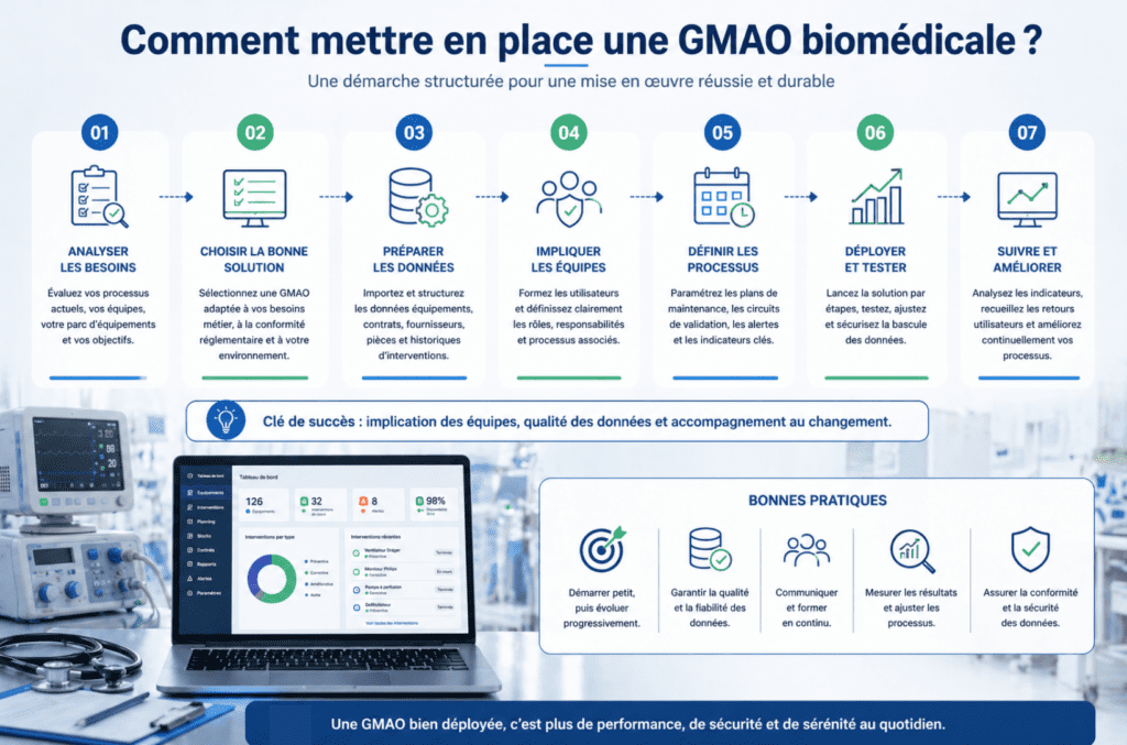 comment mettre en place une gmao biomédicale